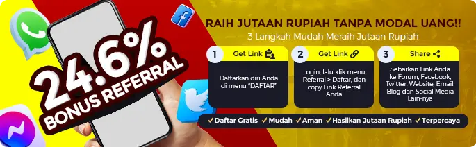 Bonus Referral Slot Online Terbesar Dan Terpercaya 2023 | PPHOKI